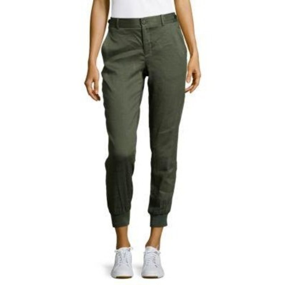 Vince Linen Jogger Pants In Cypress